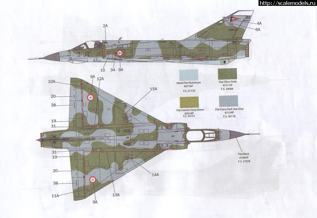 1552401056_Scan10024.jpg : Re: Italeri 1/32 Mirage III E/ Italeri 1/32 Mirage III E(#12953) -   