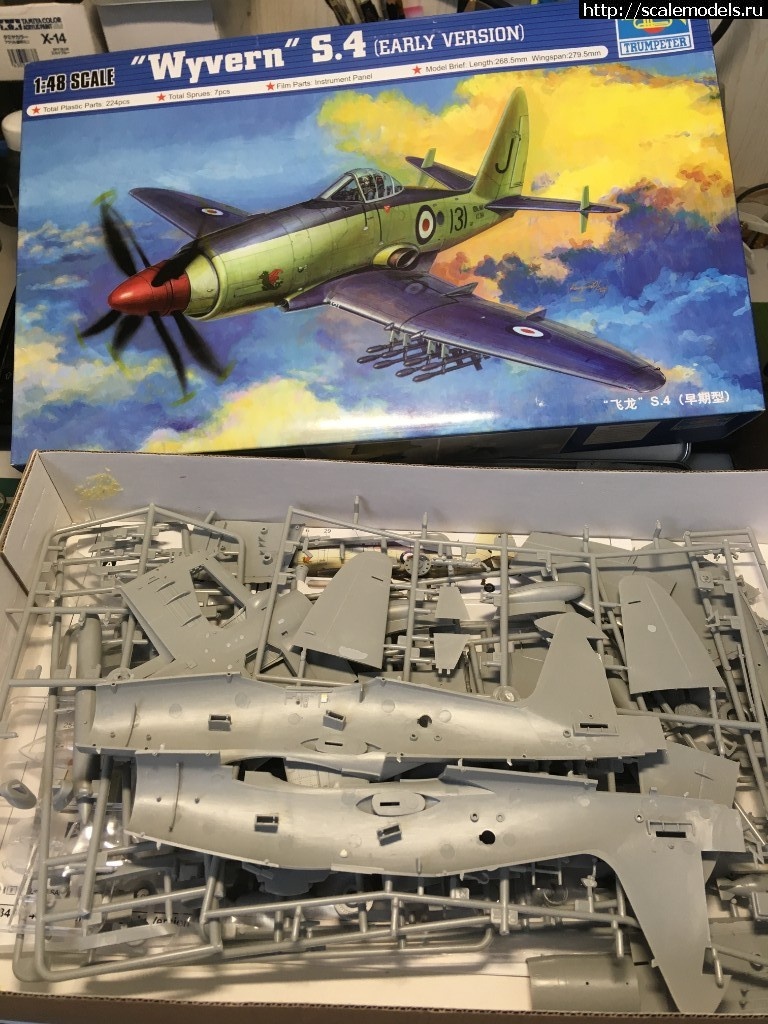 1552735808_IMG_8643.JPG : Trumpeter Westland Wyvern S.4 Early 1/48  