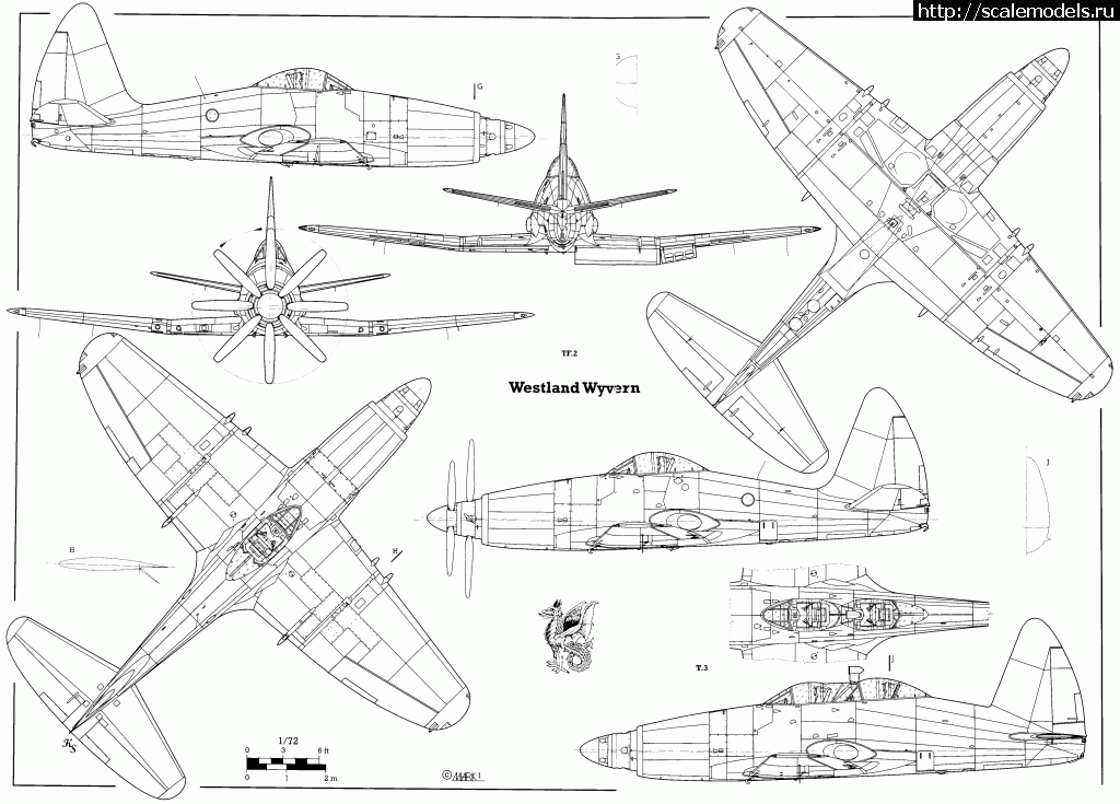 1552754634_TF2.gif : #1543104/ Trumpeter Westland Wyvern S.4 Early 1/48  