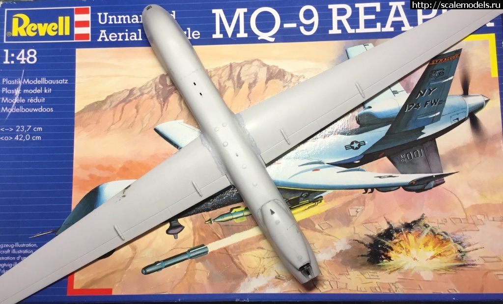 1553533826_1172100B-AD69-48D0-9213-671E0F376641.jpeg : #1545052/ MQ-9 REAPER 1/48 Revell  