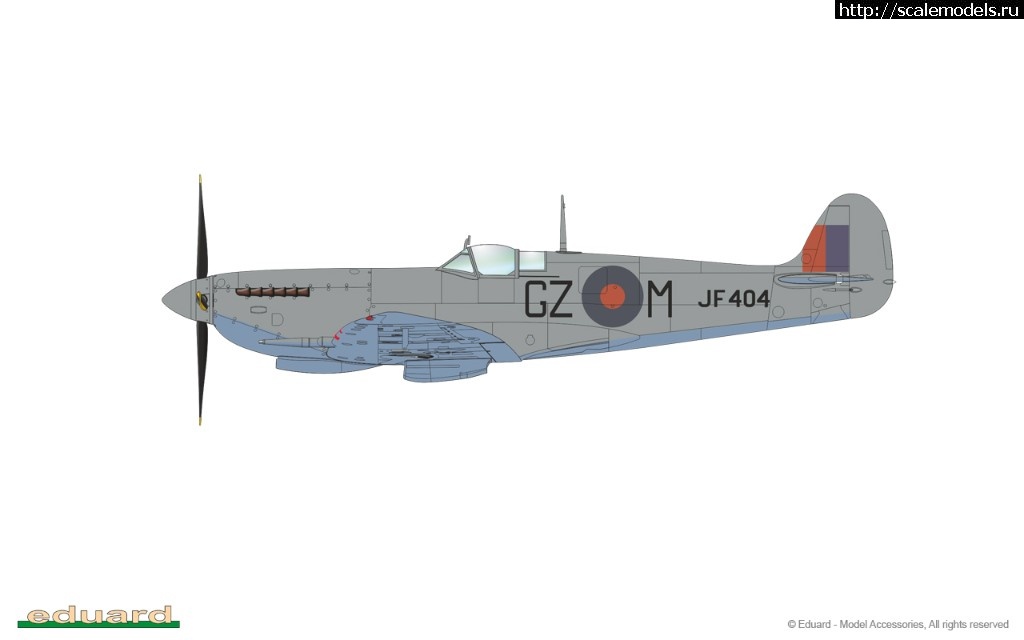 1554281345_70129_01.jpg :  Eduard 1/72 Supermarine Spitfire HF Mk. VIII ProfiPACK + BFC  