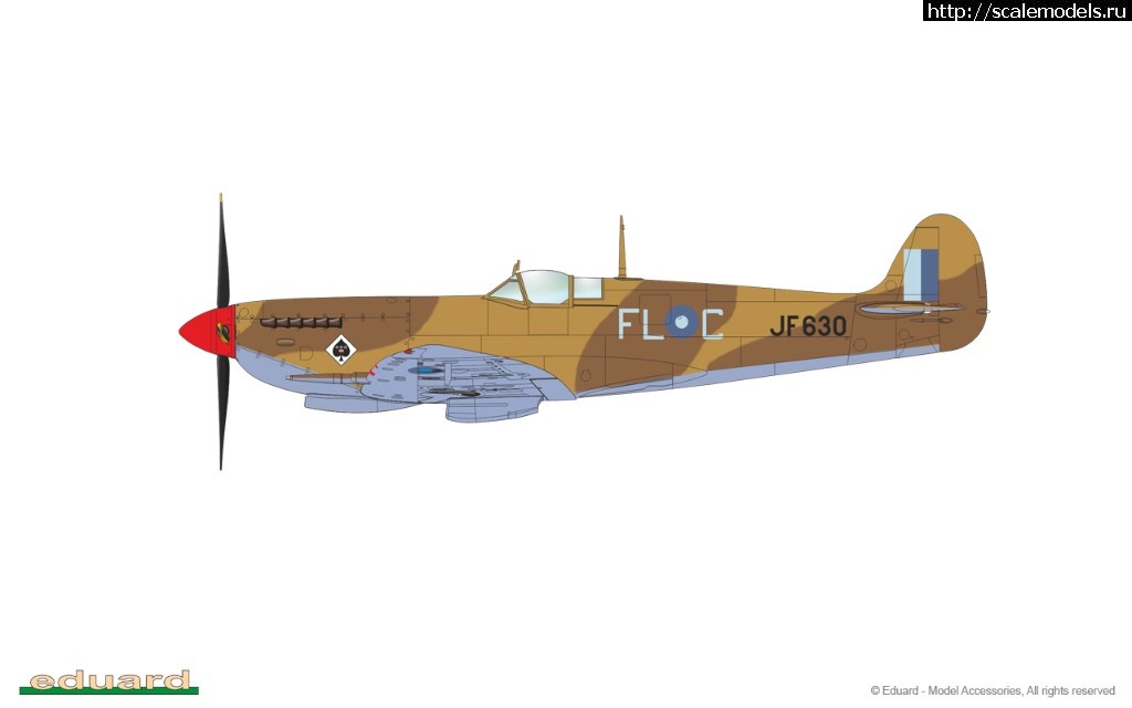 1554281346_70129_02.jpg :  Eduard 1/72 Supermarine Spitfire HF Mk. VIII ProfiPACK + BFC  