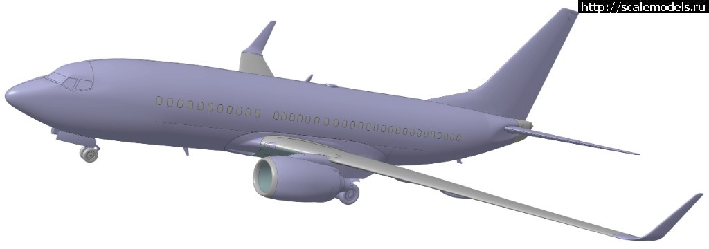 1555317468_2fpLo5rCNyc.jpg :   1/144 Boeing 737-700 - 3D-  