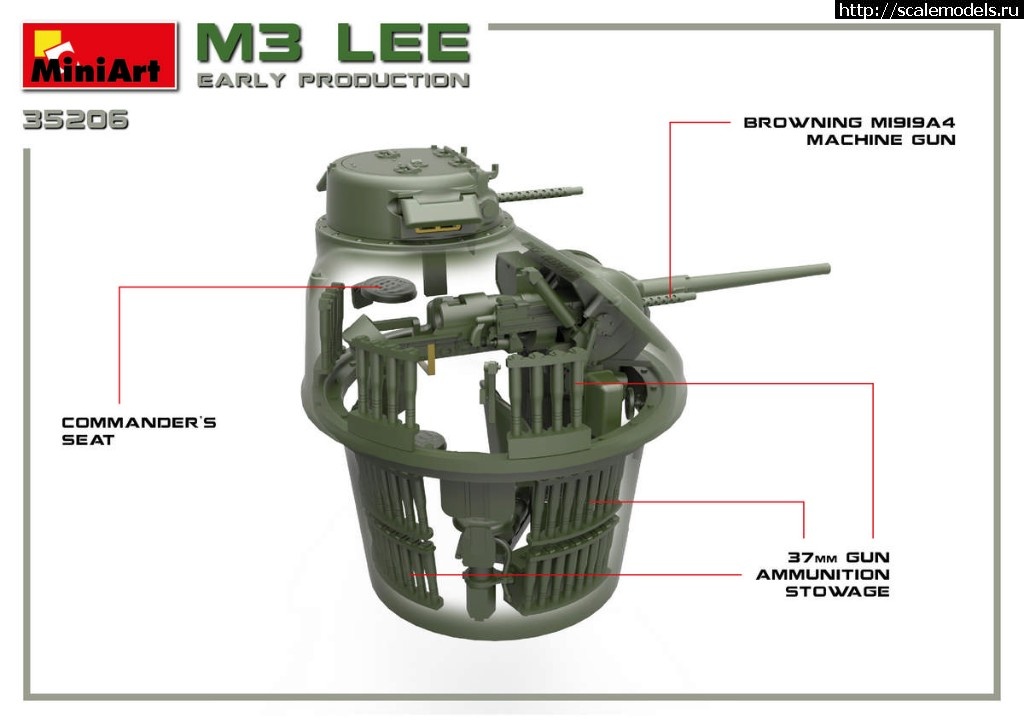 1558603887_35206-04.jpg :  MiniArt 1/35   M3 Lee Early Production Interior kit  