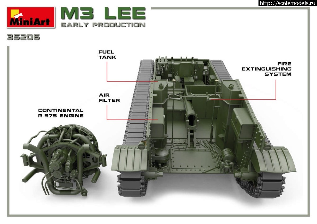 1558603889_35206-11.jpg :  MiniArt 1/35   M3 Lee Early Production Interior kit  