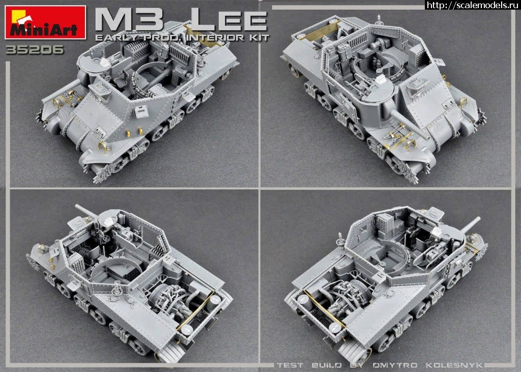 1558603898_60802628_1278342942331835_631467055593291776_o.jpg :  MiniArt 1/35   M3 Lee Early Production Interior kit  