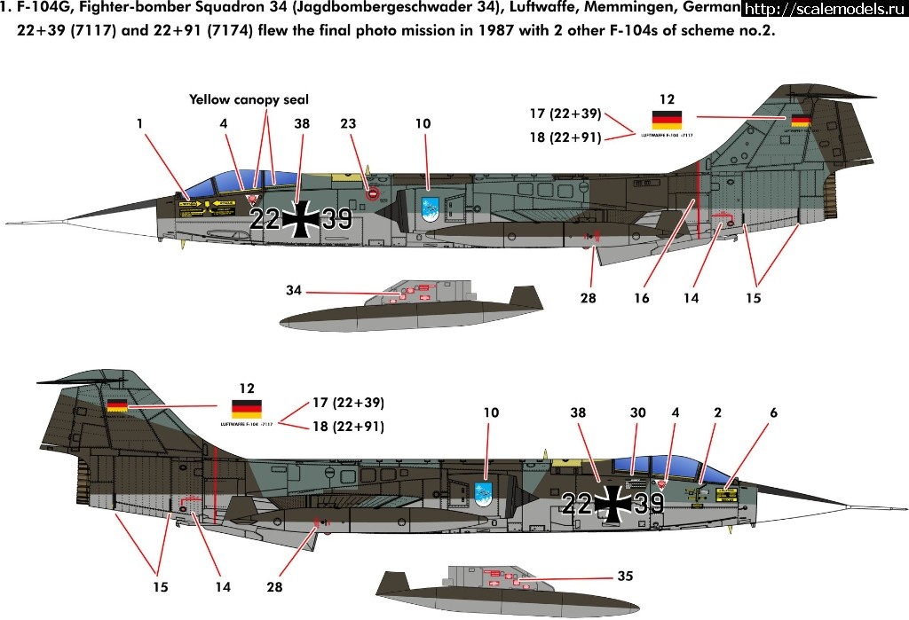 1559215328_61623032_1246405425526566_453659416743378944_o.jpg :  Kinetic 1/48 Lockheed F-104G Starfighter - 3d-  