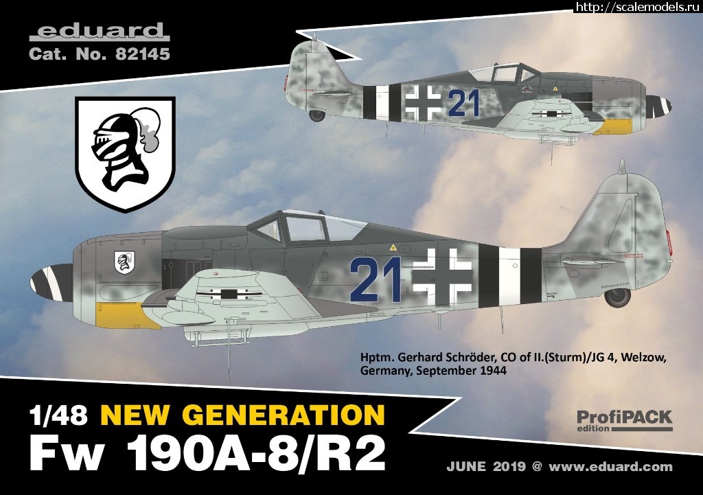 1559315616_61194374_2650096211671976_6918050952066891776_o.jpg :  Eduard 1/48 Focke-Wulf Fw 190A-8/R2 ProfiPack  