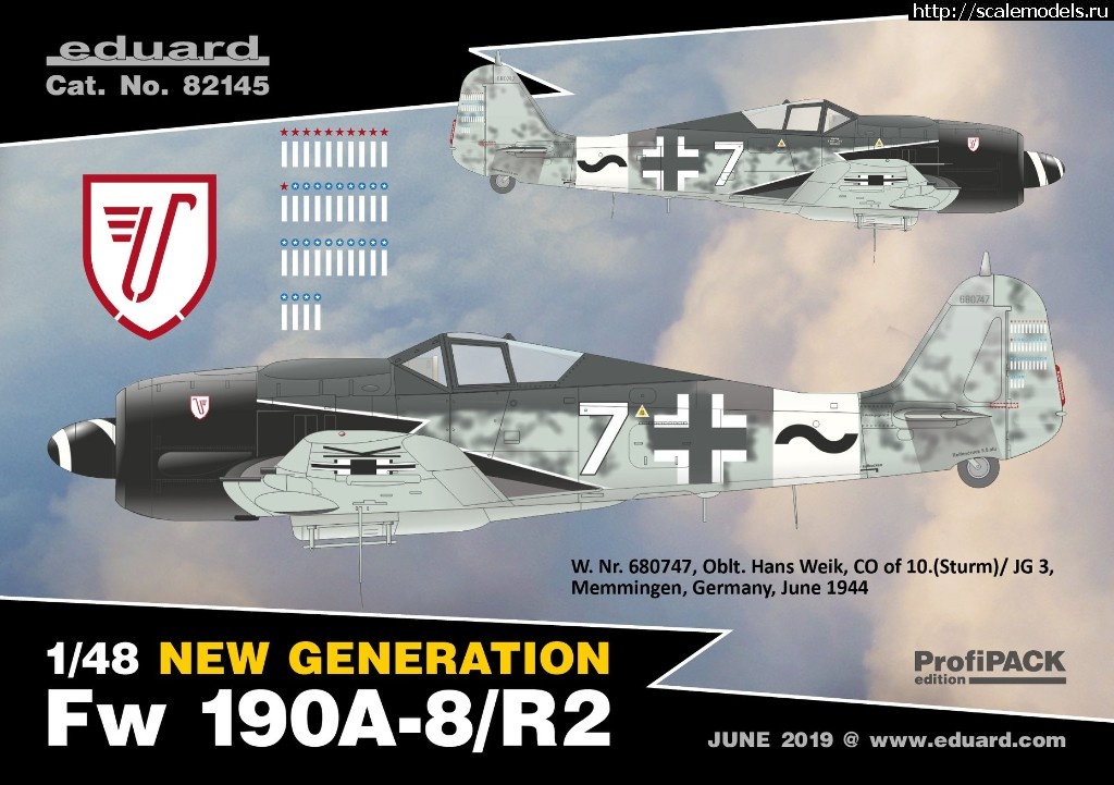 1559315620_61470700_2650095998338664_36281018973421568_o.jpg :  Eduard 1/48 Focke-Wulf Fw 190A-8/R2 ProfiPack  