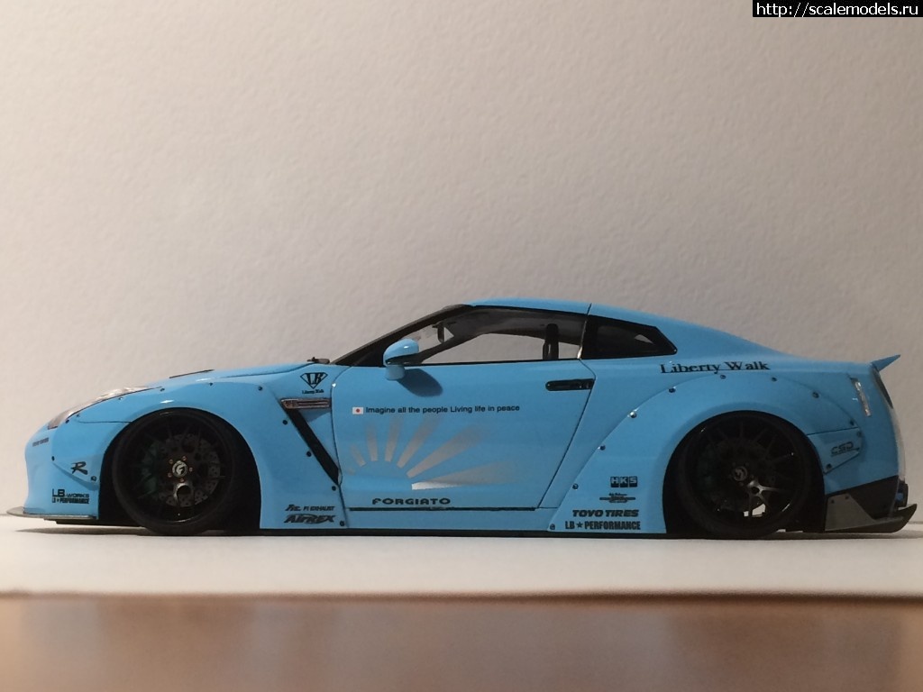 1560175469_IMG_8513.JPG : #1557322/ LB-works R35 GT-R Aoshima 1/24. !  