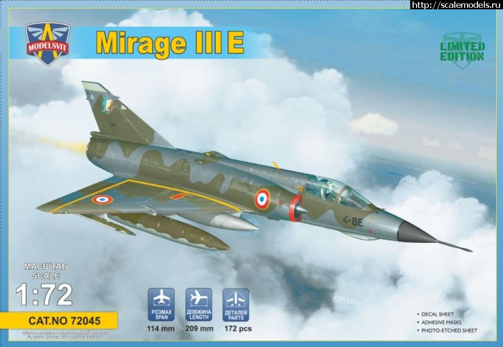 1560795903_72045.jpg :   Dassault Mirage IIIE 1/72 ModelSvit   