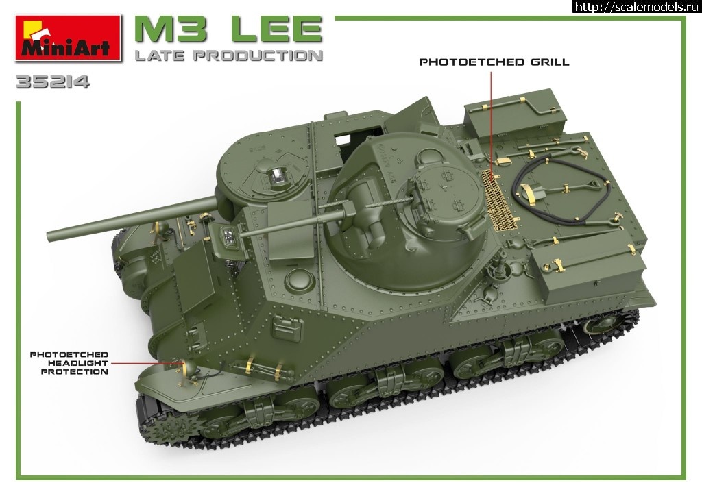 1562331948_65755065_1311241592375303_3432121753646661632_o.jpg :  MiniArt 1/35   M3 Lee Late Production   