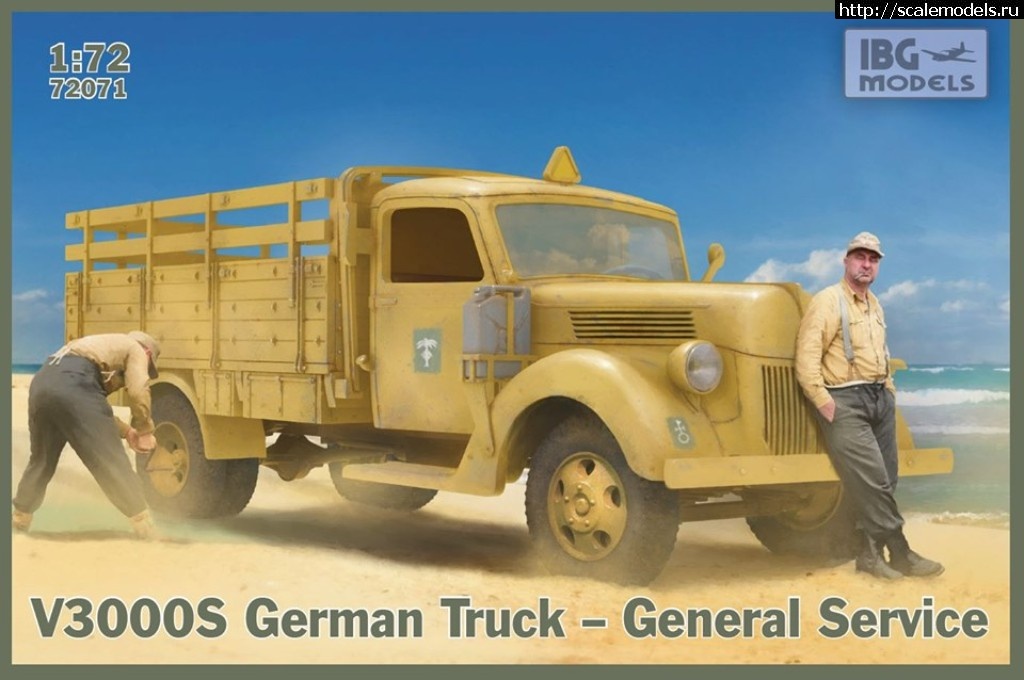 1562335275_64503353_2292597507528547_5273562958599815168_n.jpg :  IBG Models 1/72 V3000S German Truck  