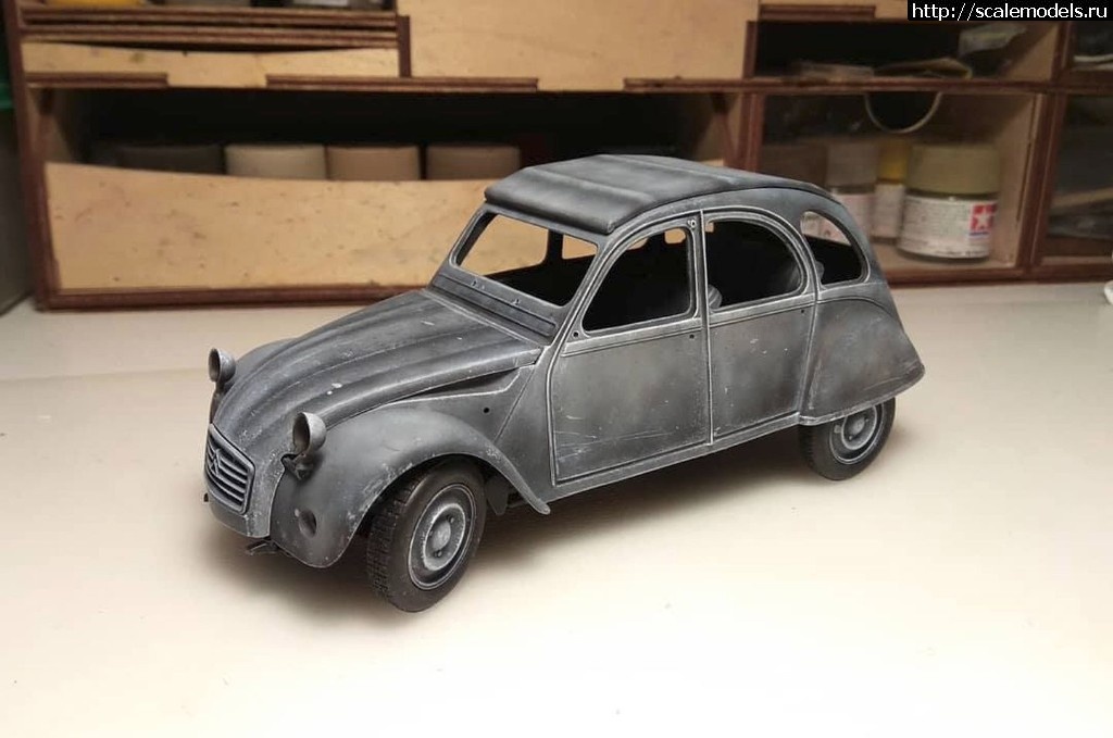 1562414474_64717490_2338065759784140_8236833081349111808_o.jpg : #1560771/ Citroen 2CV Tamiya 1/24   