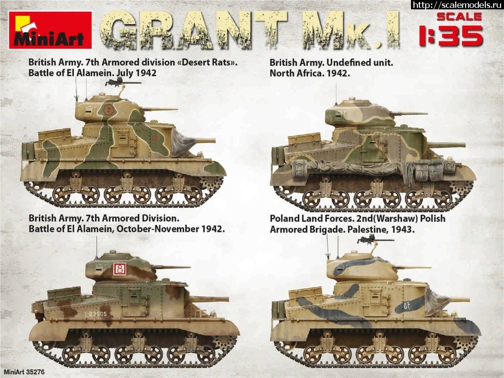 1562679825_66260634_1317200645112731_7253232106812211200_o.jpg :  MiniArt 1/35   M3 Grant Mk.I  