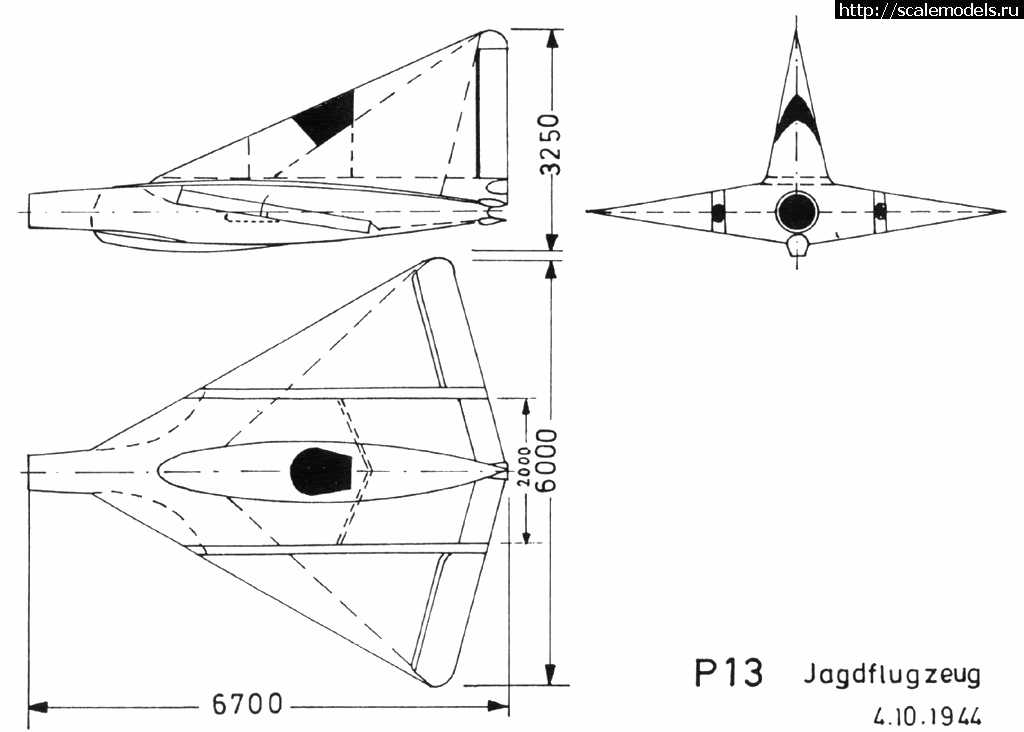 1562927470_lippisch_p-13_2_schematic.gif : Lippisch P-13a PM Model 1/72   