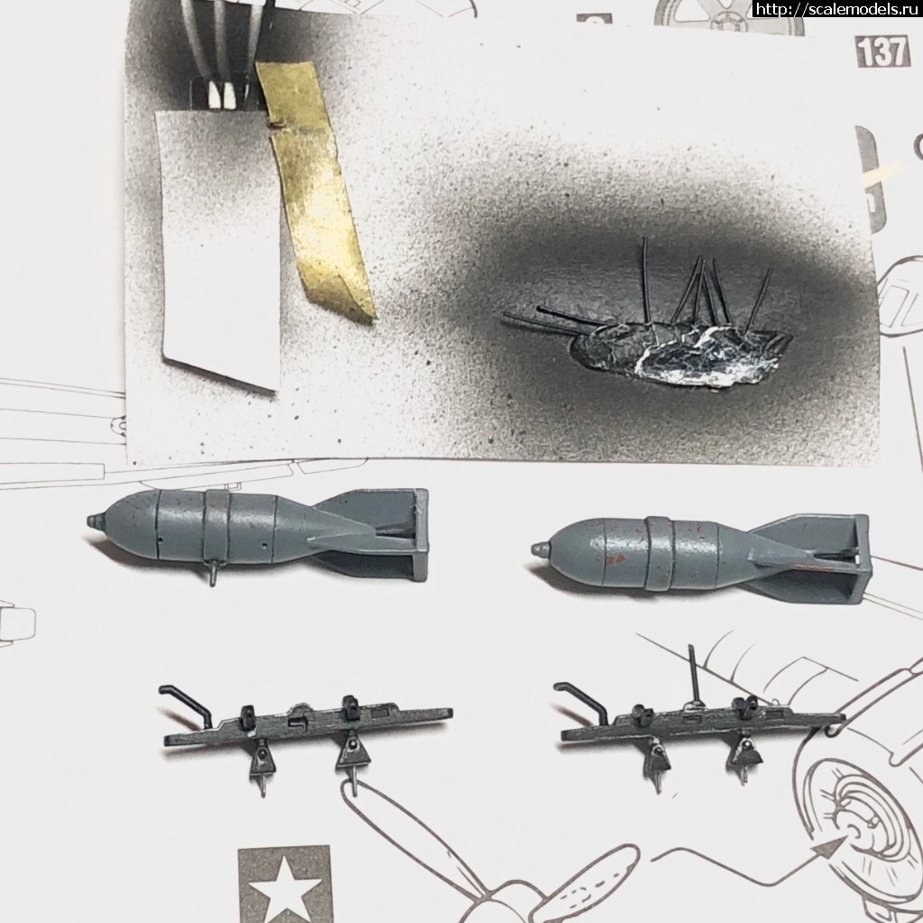 1563282694_Bomb_2.jpeg : #1562265/ Hasegawa A6M2-N Rufe 1/48 -   