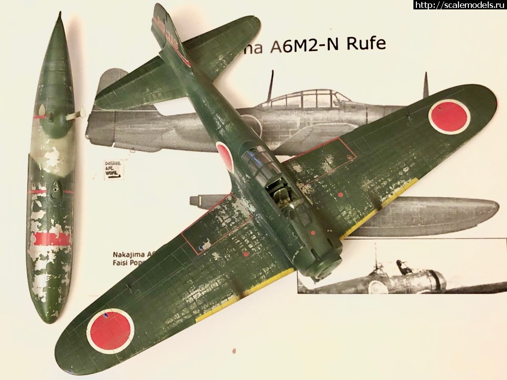 1563282711_Connection_1.jpeg : #1562265/ Hasegawa A6M2-N Rufe 1/48 -   