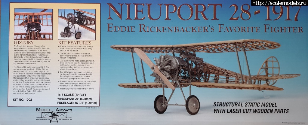 1563736900_20190721_195710.jpg : 1/16 Nieuport 28-1917 Model Airways -   