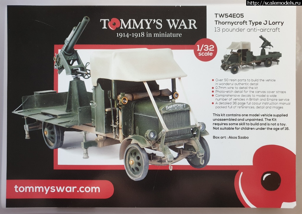 1563821683_20190722_182722.jpg : 1/32 Thornycraft Type J Lorry anti-aircraft - !  