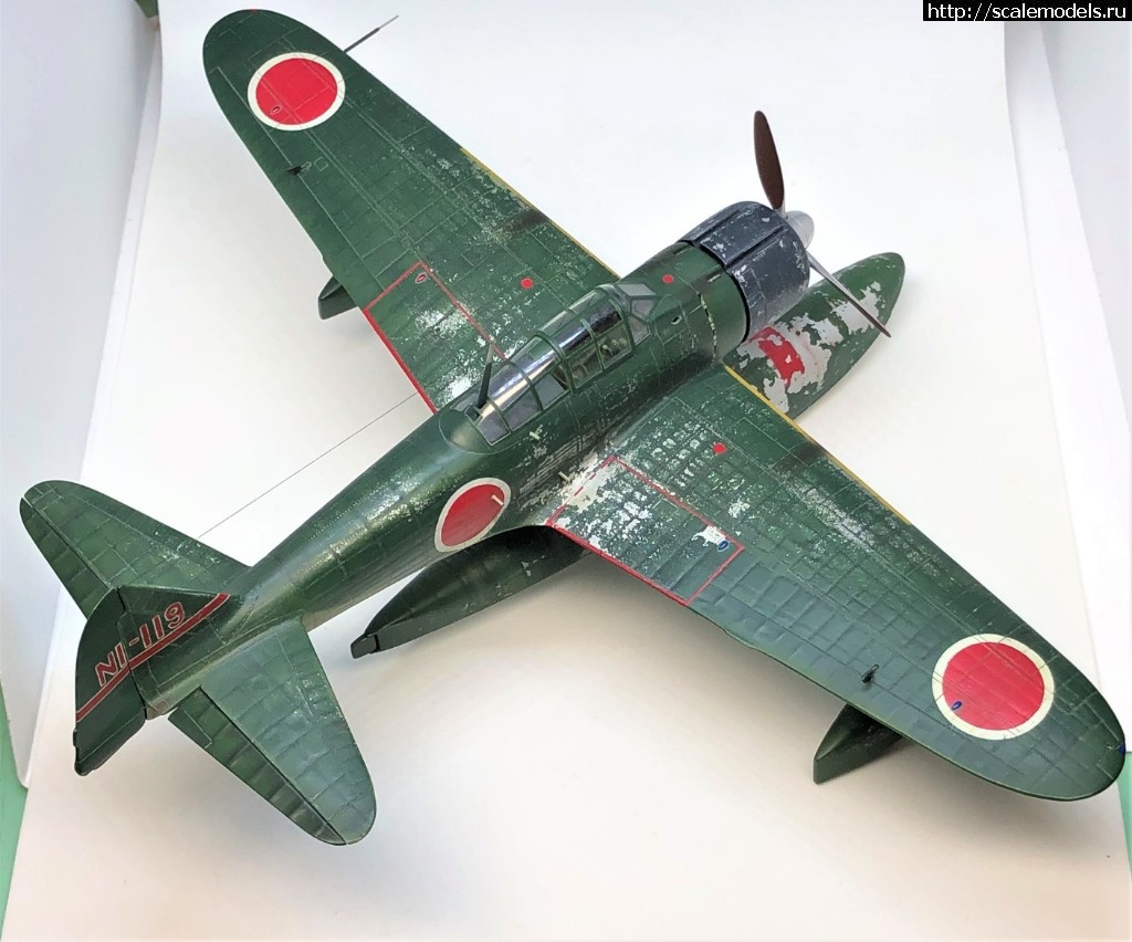 1564080444_gen_tr2.jpeg : #1563964/ Hasegawa A6M2-N Rufe 1/48 -   