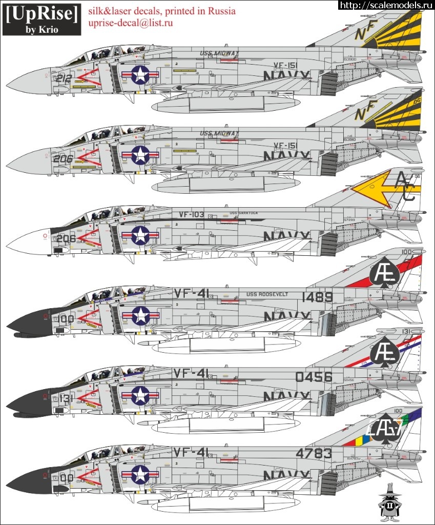 1564343085_4.jpg :  UpRise: F-4J/S Phantom-II VF-21  VF-74 (1/48  1/72)  