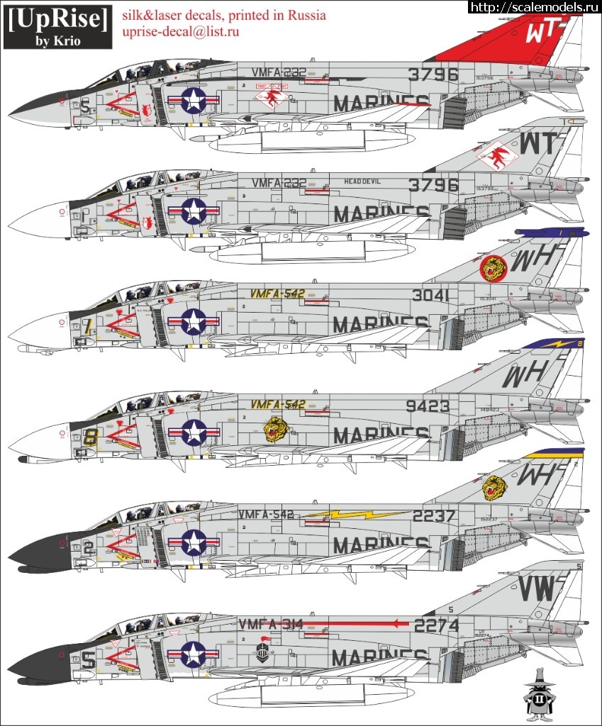 1564343086_6.jpg :  UpRise: F-4J/S Phantom-II VF-21  VF-74 (1/48  1/72)  