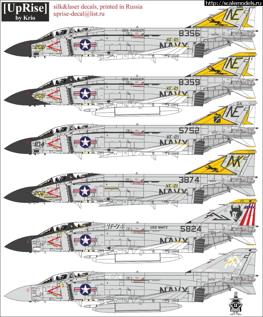 1564343088_8.jpg :  UpRise: F-4J/S Phantom-II VF-21  VF-74 (1/48  1/72)  