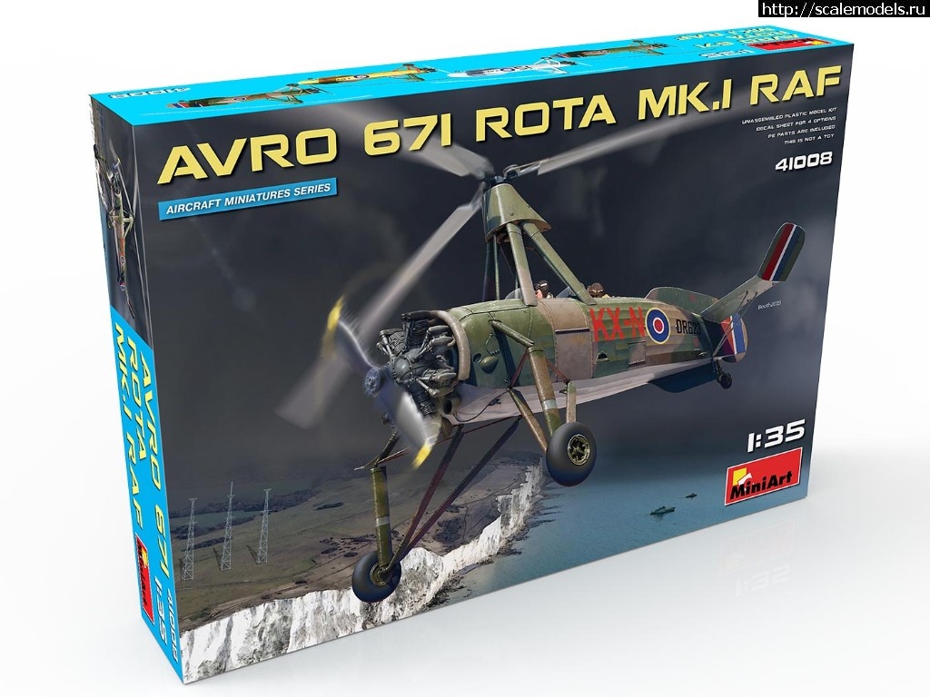 1565079054_41008_3Dbox.jpg :  Miniart 1/35 AVRO 671 ROTA MK.I RAF -    