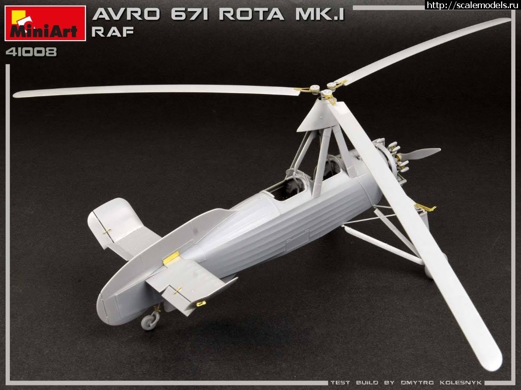 1565079057_67709150_1338073819692080_7629373368227069952_o.jpg :  Miniart 1/35 AVRO 671 ROTA MK.I RAF -    