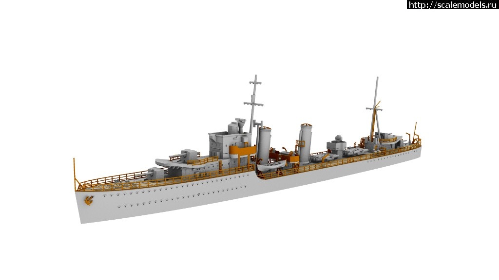 1565339850_67765328_2380984758689821_1301491604560805888_o.jpg :  IBG Models 1/700 HMS Glowworm 1938 British G-class destroyer  