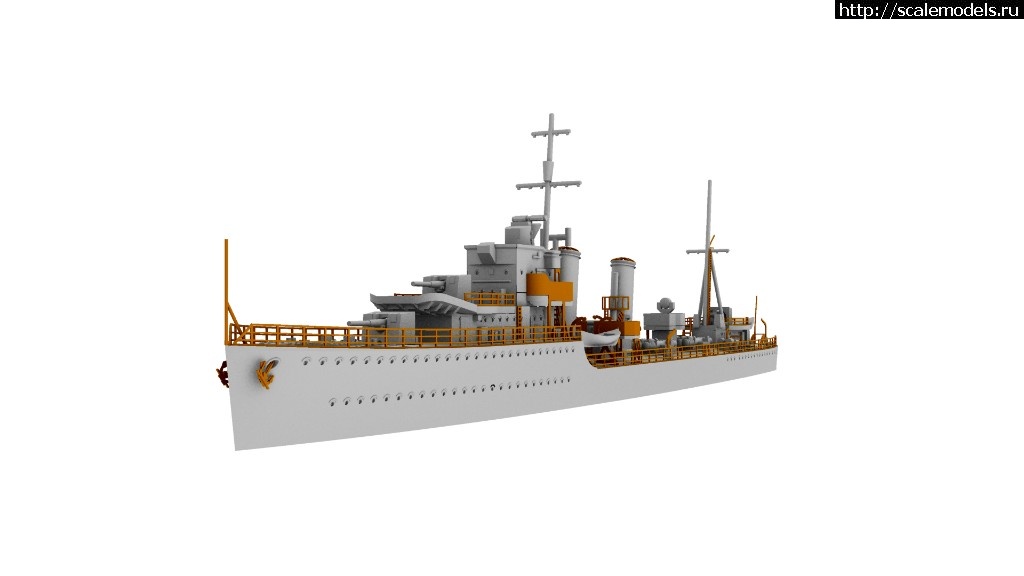 1565339850_67786666_2380984738689823_811465437001809920_o.jpg :  IBG Models 1/700 HMS Glowworm 1938 British G-class destroyer  