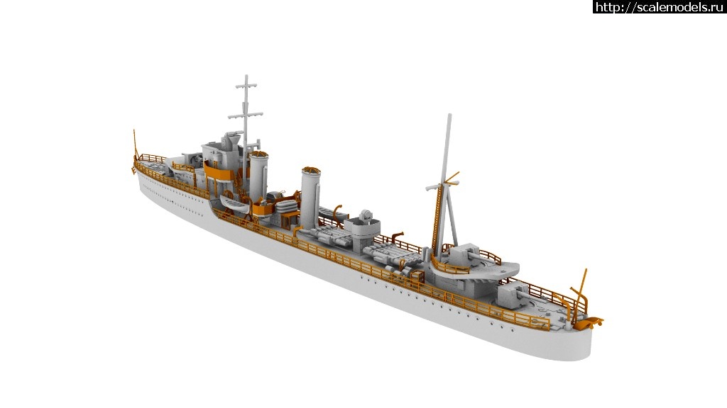 1565339851_67631710_2380984828689814_6721384038805798912_o.jpg :  IBG Models 1/700 HMS Glowworm 1938 British G-class destroyer  