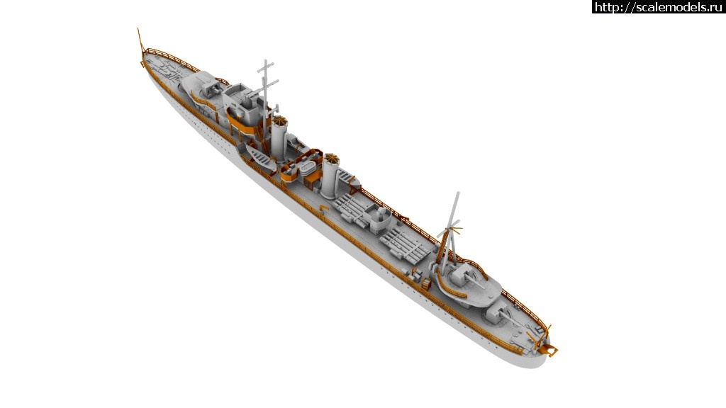 1565339851_68346364_2380984848689812_3555101145665896448_o.jpg :  IBG Models 1/700 HMS Glowworm 1938 British G-class destroyer  