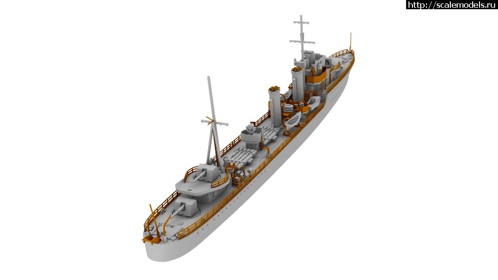 1565339852_67622190_2380984905356473_2235393682859622400_o.jpg :  IBG Models 1/700 HMS Glowworm 1938 British G-class destroyer  