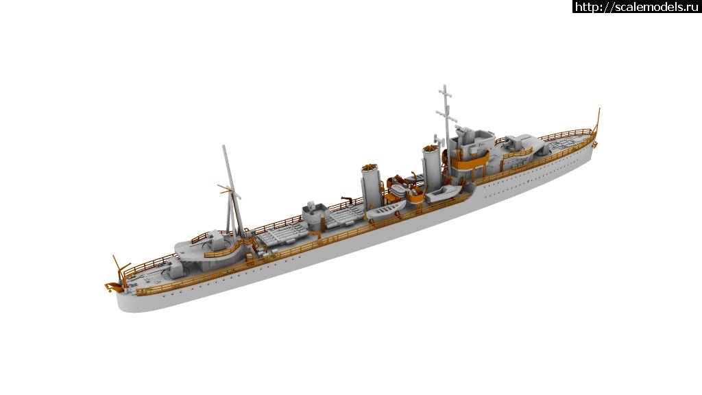 1565339852_67651441_2380984932023137_6901293145024102400_o.jpg :  IBG Models 1/700 HMS Glowworm 1938 British G-class destroyer  