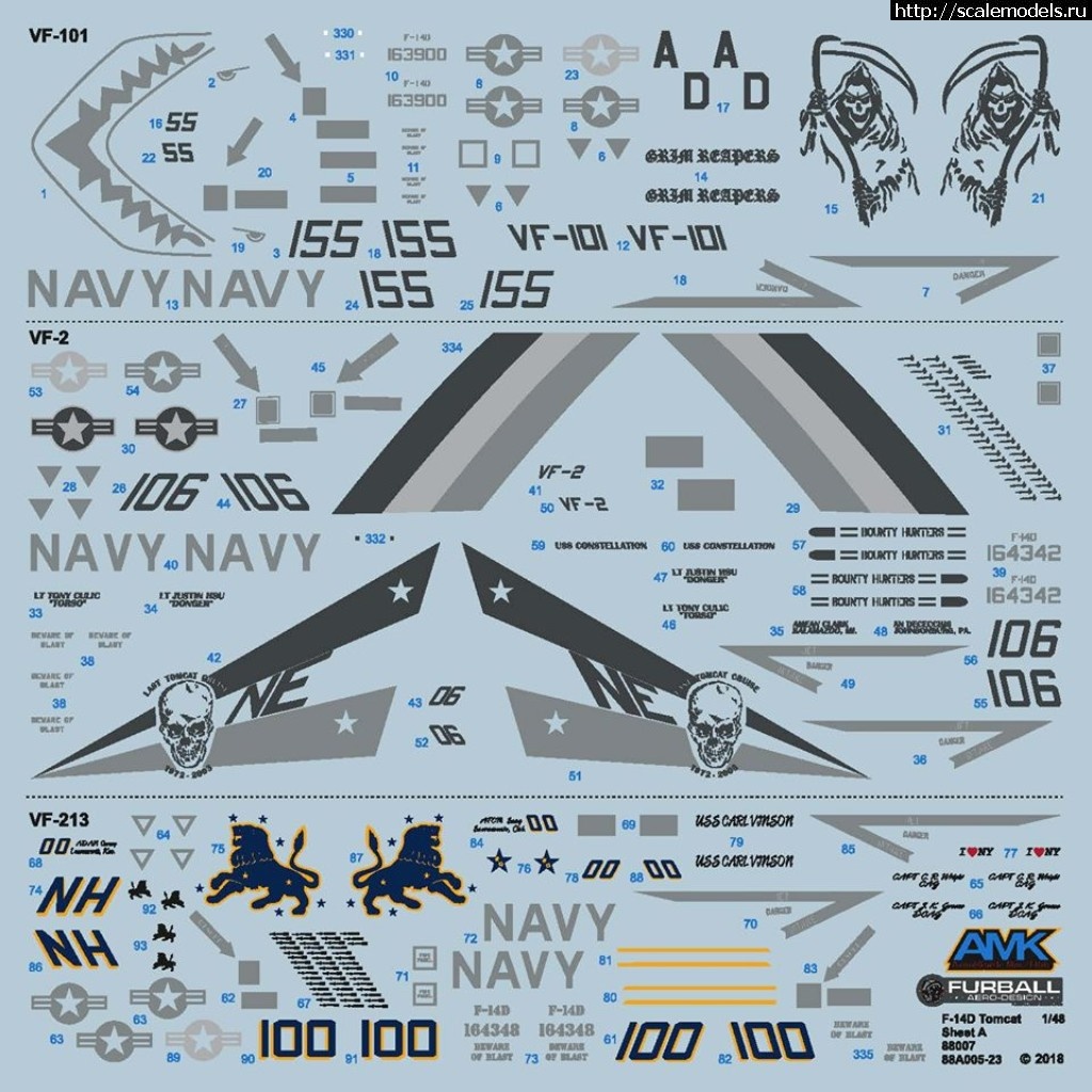 1565645993_68331762_1311060905725400_168755948028952576_n.jpg :  AMK 1/48 Grumman F-14D Super Tomcat -   