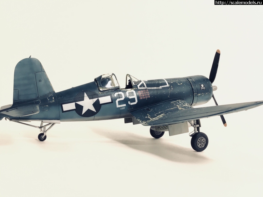 1566281004_A3D5F4A3-54BA-4C70-86E7-156C33FA016D.jpeg : #1568559/ F-4U1-A Tamiya 1/72 -   