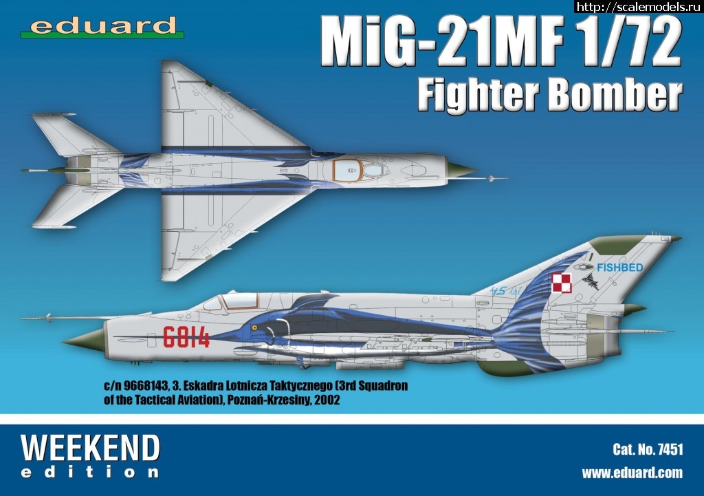 1567673396_111.jpg :  Eduard 1/72 -21 Fighter-bomber - Weekend edition  