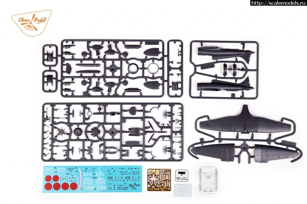 1568916160_5743190901.jpg : Mitsubishi A5M2 Claude 1/72 Clear Prop Models-.  