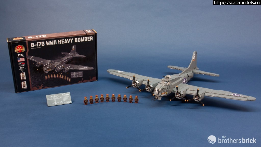 1569067086_BrickMania-2183-B-17G-WWII-Heavy-Bomber-1.jpg : #1573766/  HK models 1/48 B-17G  