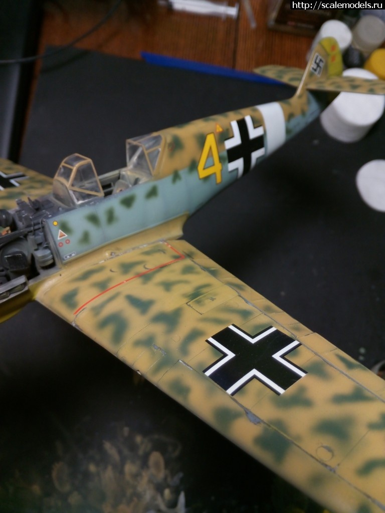 1570297766_IMG_20191006_003608.jpg :    Bf 109 E-7 TROP (Eduard) 1/32/  Bf 109 (E)-   .  