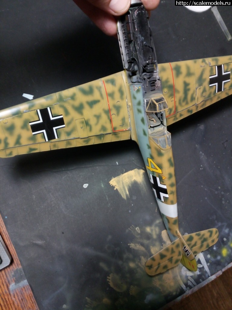 1570297770_IMG_20191006_003632.jpg :    Bf 109 E-7 TROP (Eduard) 1/32/  Bf 109 (E)-   .  