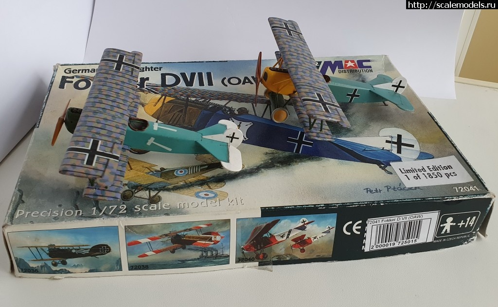 1572793171_273.jpg : #1582419/ Fokker D.VII (Alb)@(OAW) MAC 1:72 ,   