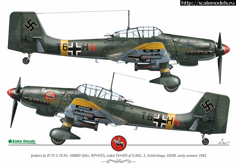 1573736853_EXED48004_6.jpg : #1584464/ Ju-87 D1-3 Hasegawa 1/48  (    )  