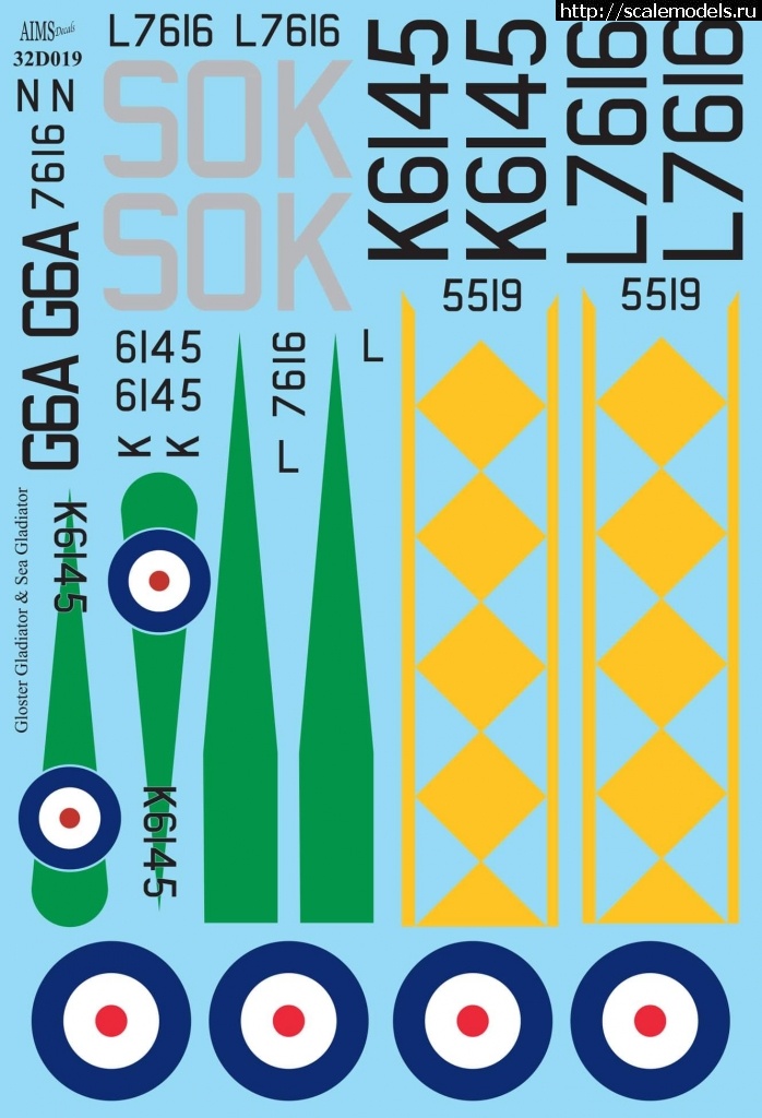 1574693991_78153236_2762450447140153_1506398610147770368_o.jpg :    Aims 1/32 Gloster Gladiator  