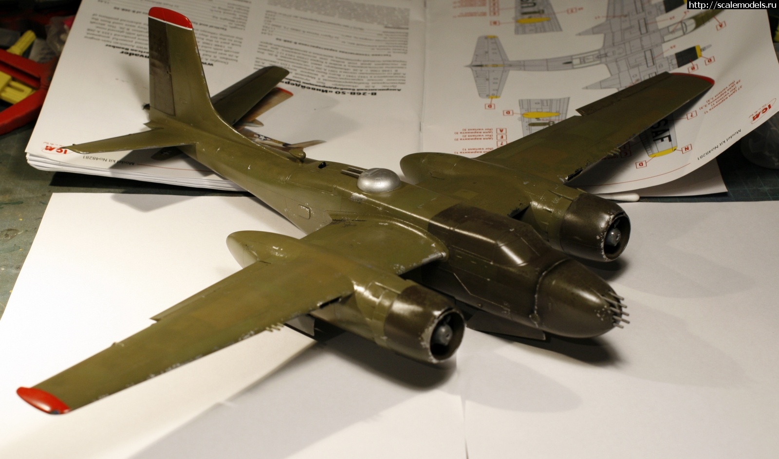 1575121697__MG_4178.JPG : #1587030/ ICM B-26B-50 "Invader" 1/48   