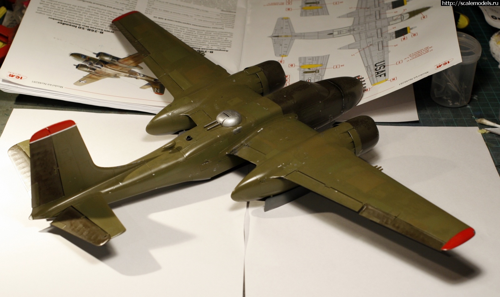 1575121699__MG_4180.JPG : #1587030/ ICM B-26B-50 "Invader" 1/48   