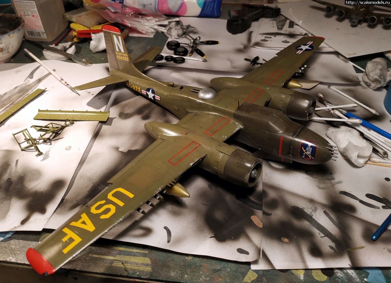 1575121907_RFwqv4_sr9o.jpg : #1587030/ ICM B-26B-50 "Invader" 1/48   