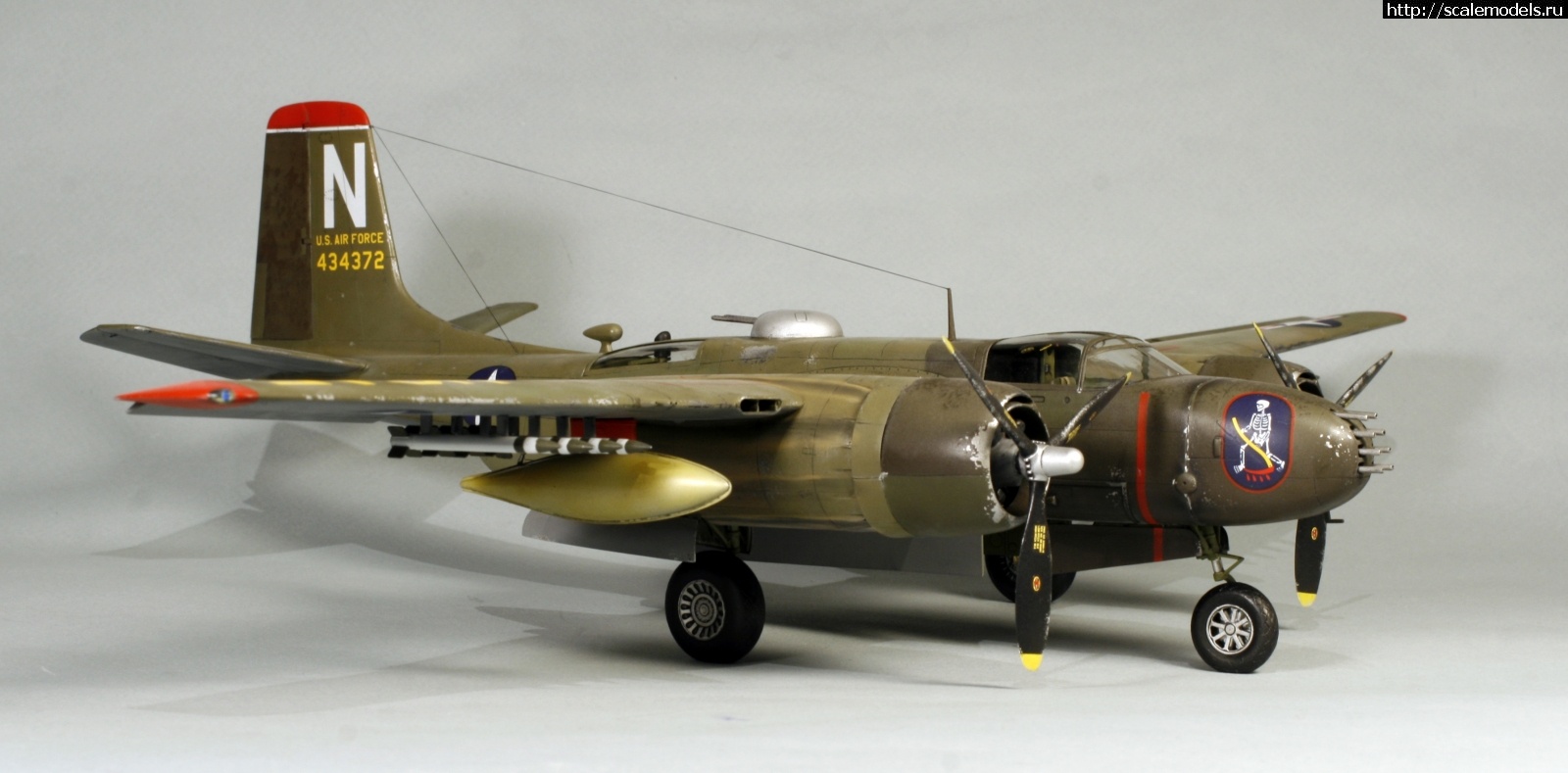 1575122573__MG_4217.JPG : #1587030/ ICM B-26B-50 "Invader" 1/48   